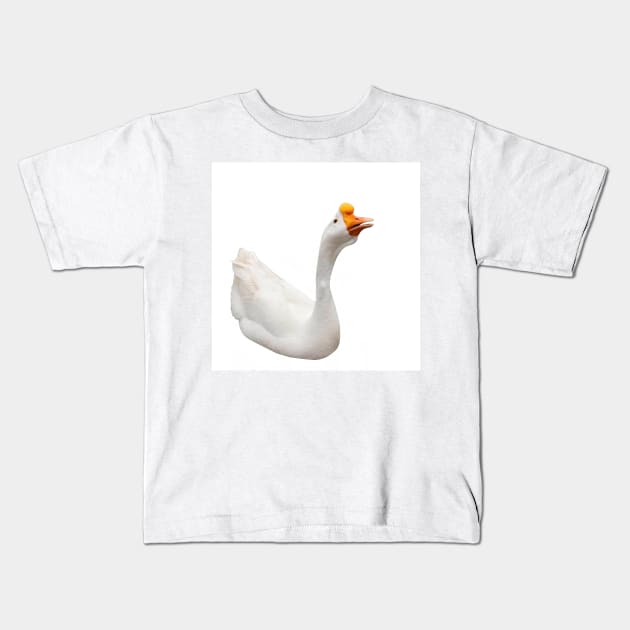 Duck Kids T-Shirt by baksuart